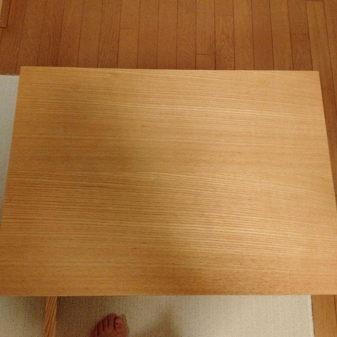 【無印良品】木製ワゴン・サイドテーブル 廃盤品　引き出し付き