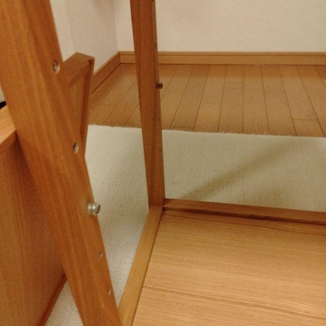 【無印良品】木製ワゴン・サイドテーブル 廃盤品　引き出し付き