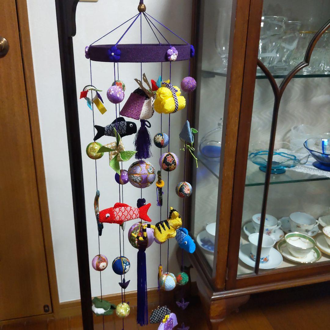 ちりめん細工　端午の節句下げ飾り(大)