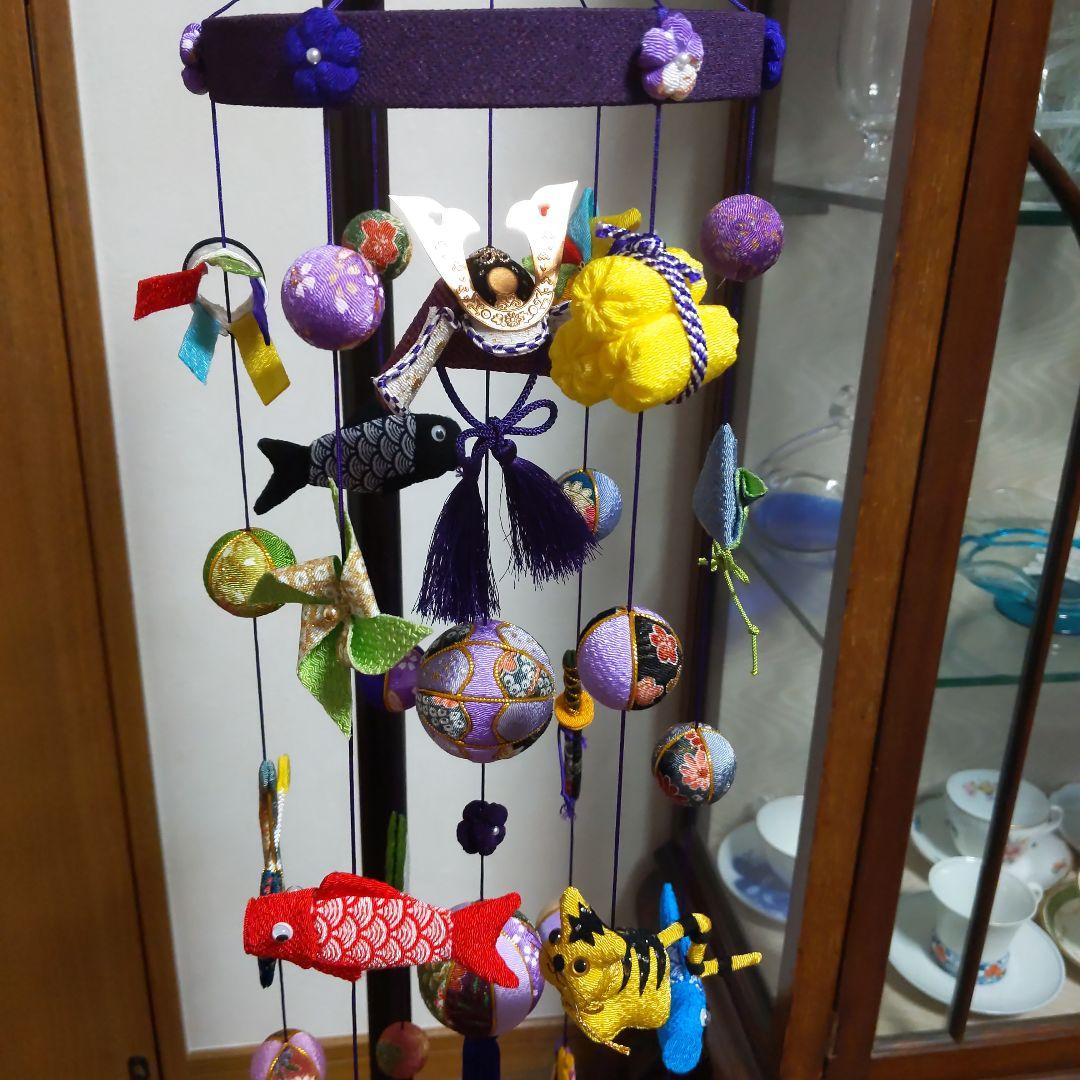 ちりめん細工　端午の節句下げ飾り(大)