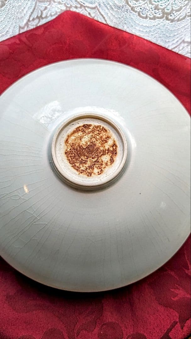 北宋青白磁 刻花嬰戯牡丹文碗 中国骨董 香港の現地オークションで購入