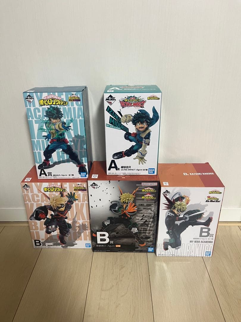 僕のヒーローアカデミア一番くじ フィギュアセット