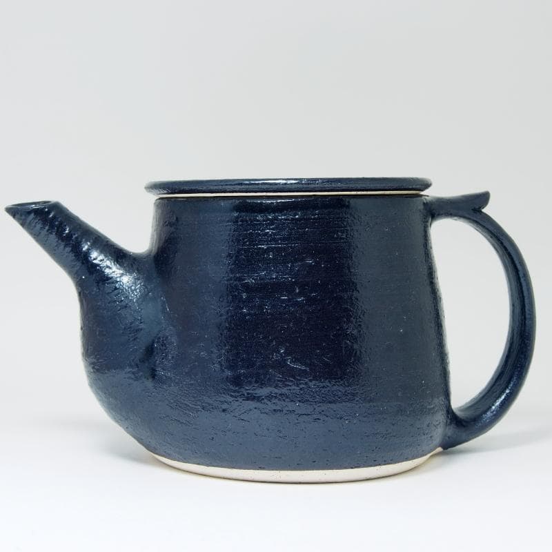 直火ポット 黒釉(ACT-62) □ 長谷園