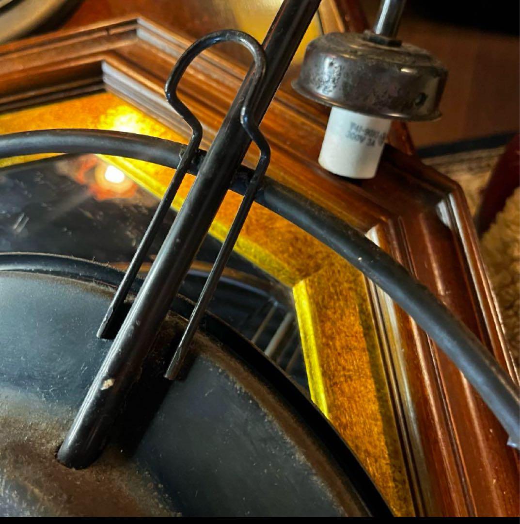 湯布院アンティーク ヨーロピアン ビンテージ ウォールミラー ローズ　照明付き