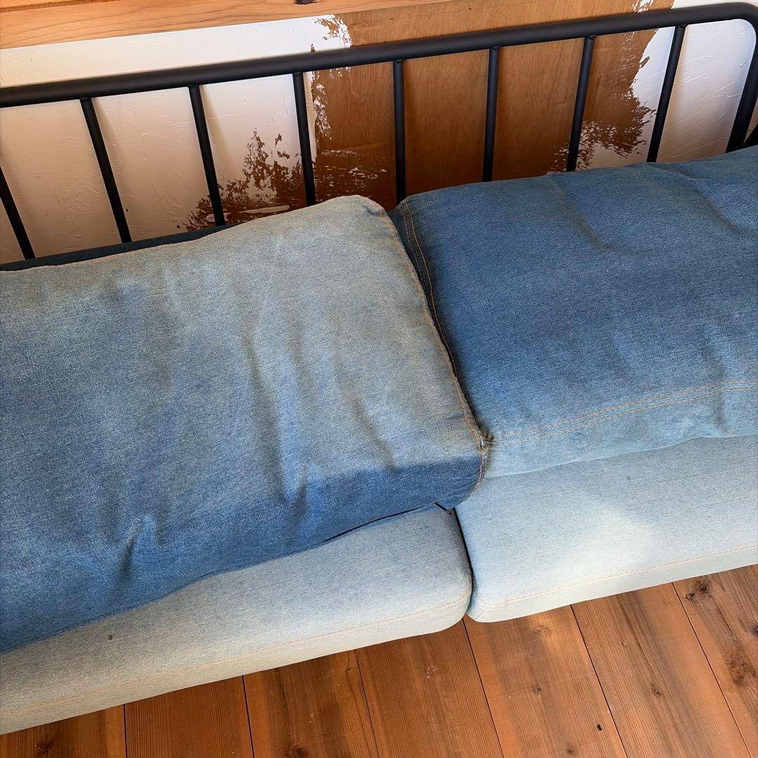 2.5人掛けソファ デニム