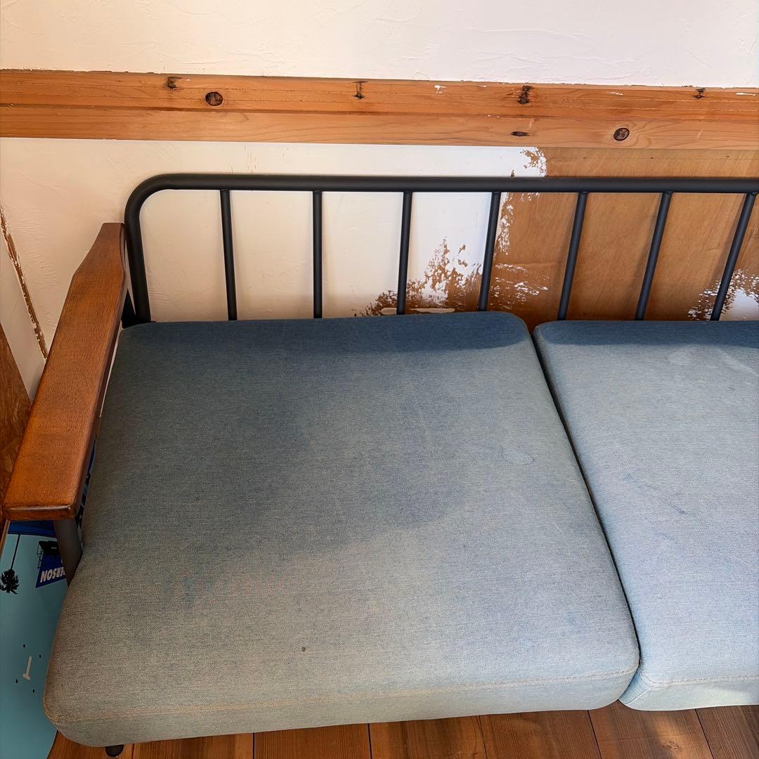 2.5人掛けソファ デニム