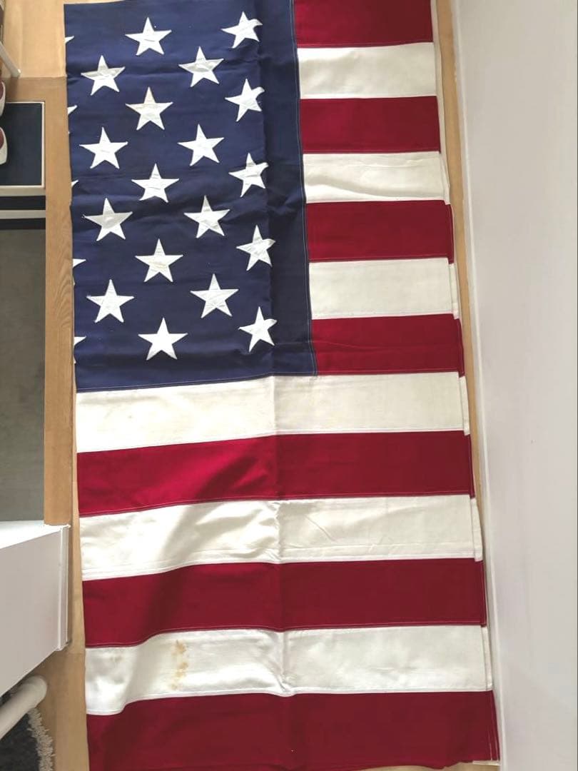 アメリカ USA 星条旗 cotton 100% 大判
