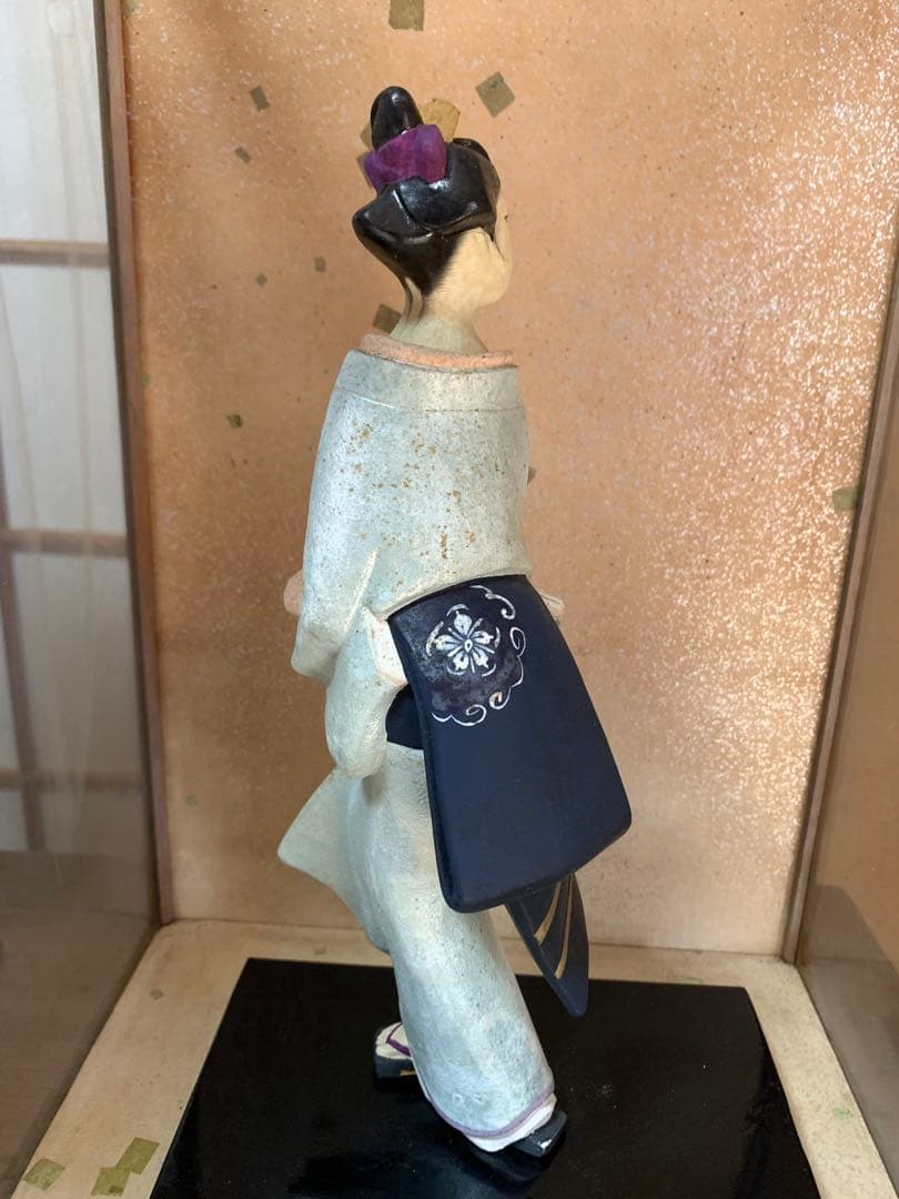 昭和レトロ　博多人形　日本人形　和風人形　陶器　着物人形　アンティーク　汚れあり