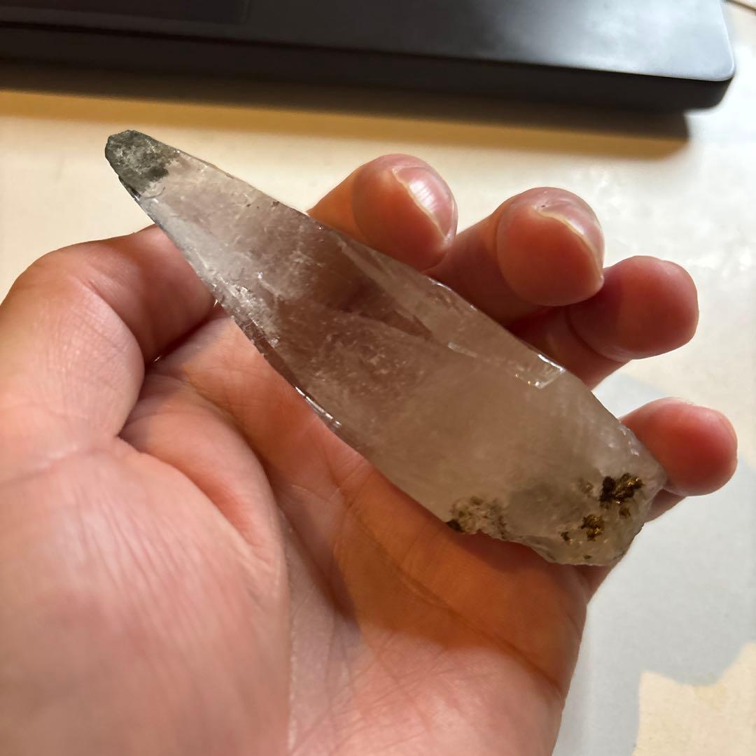 ガーネッシュヒマール水晶！ラパ産！レーザーペンシル！すんごいパワー