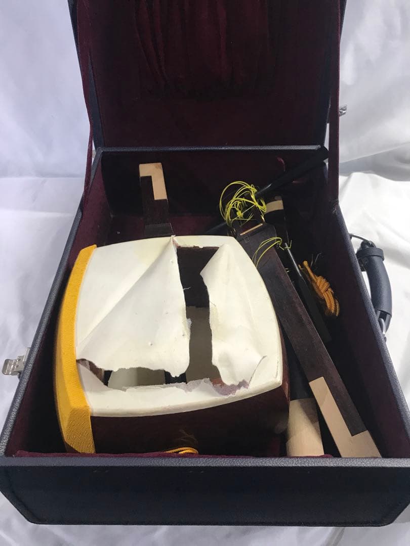 386★F 高級　三味線　K9 刻印