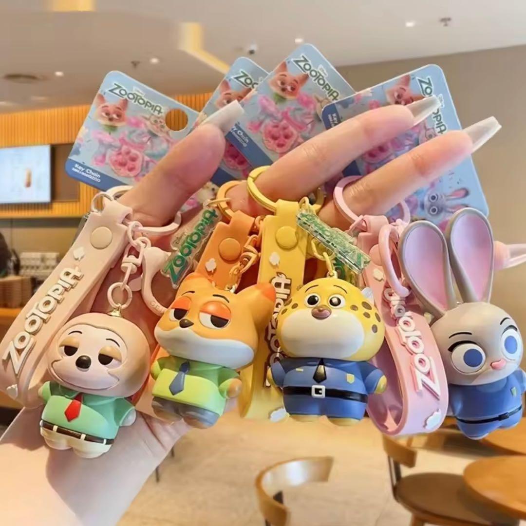 ペアセット】ズートピア ジュディ＆クロウハウザー キーホルダー