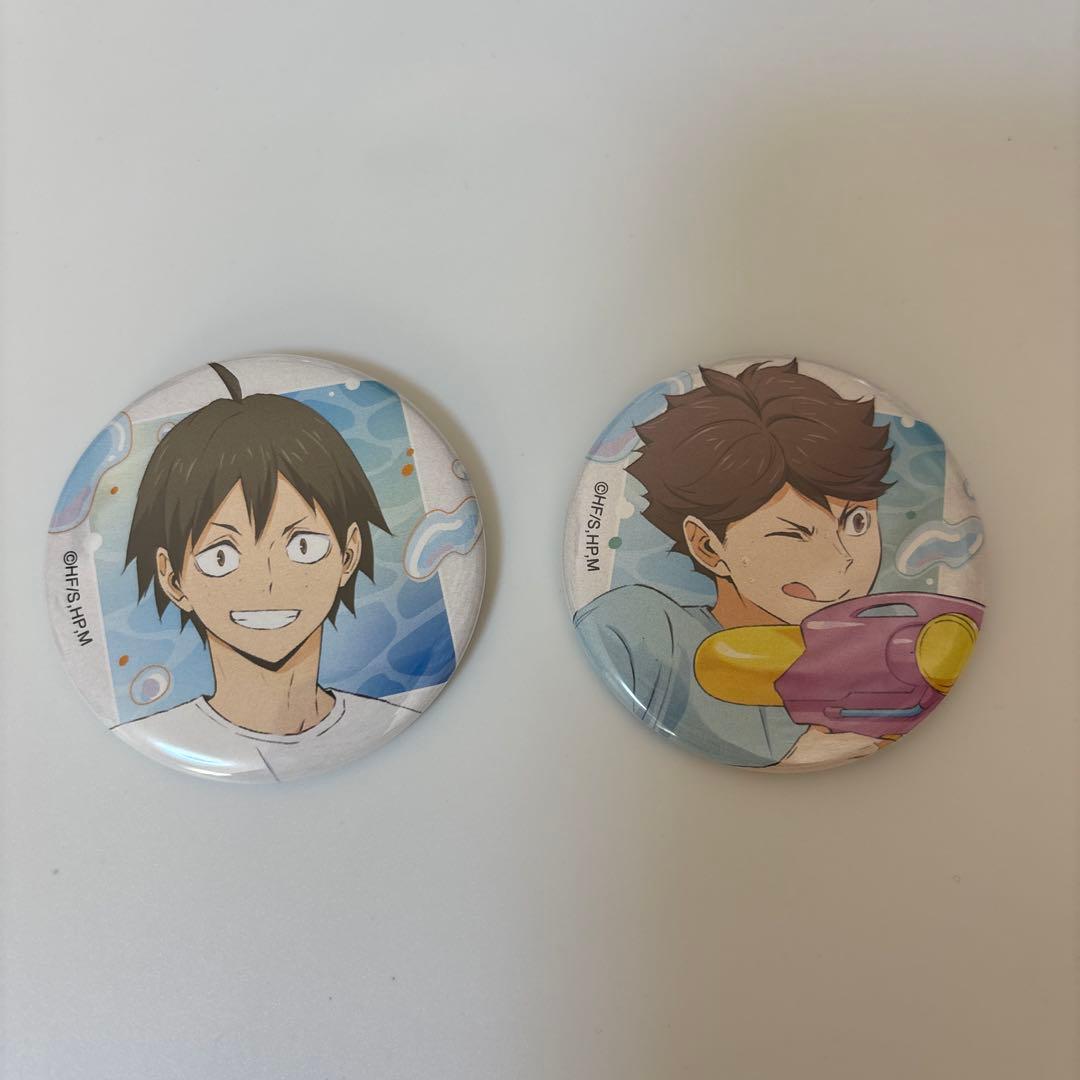 ハイキュー 及川徹 山口忠 影山飛雄 缶バッジ - メルカリ