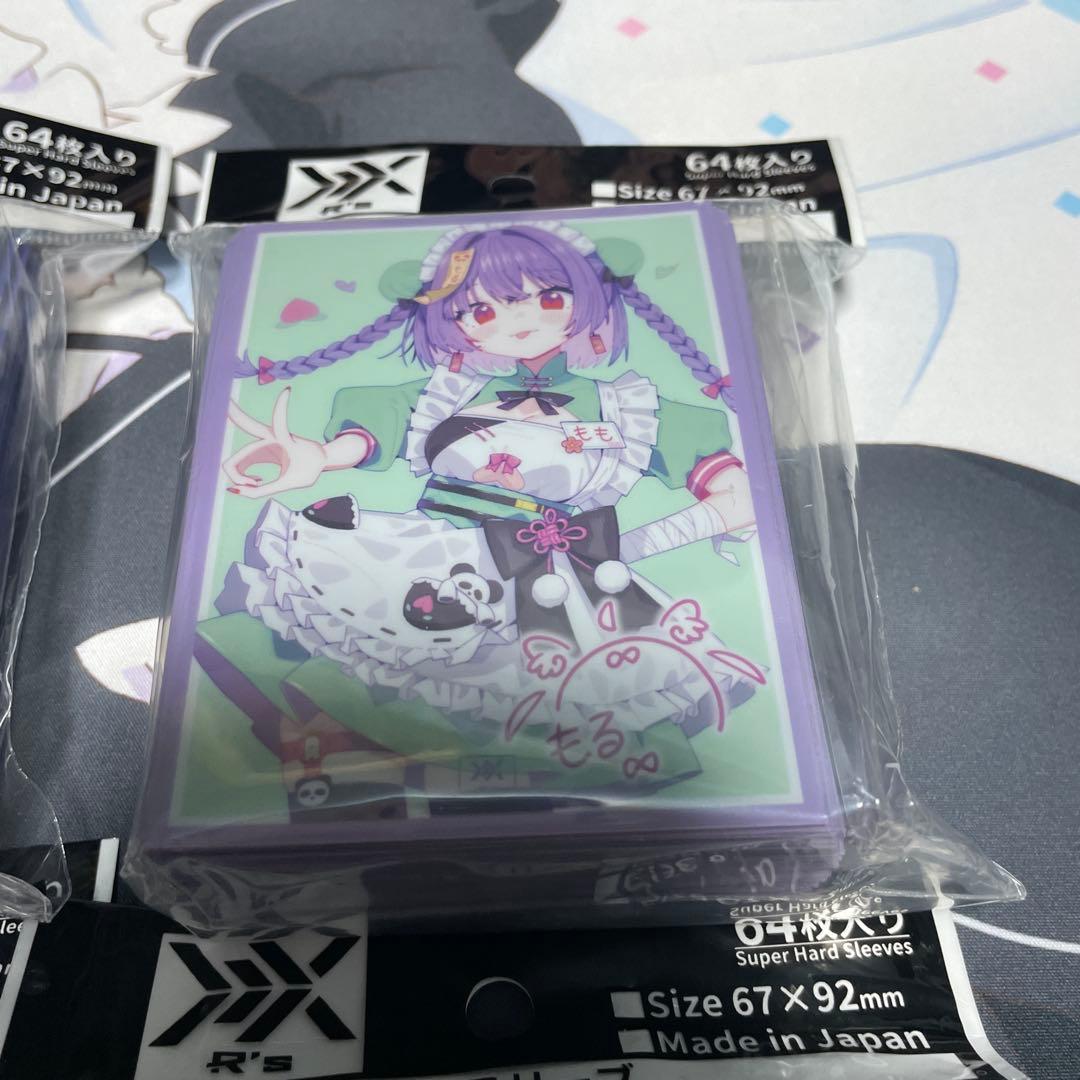 R's スリーブ 67×92mm 4個セット (もる　玲凪・瑛麗華・もも・よみ)