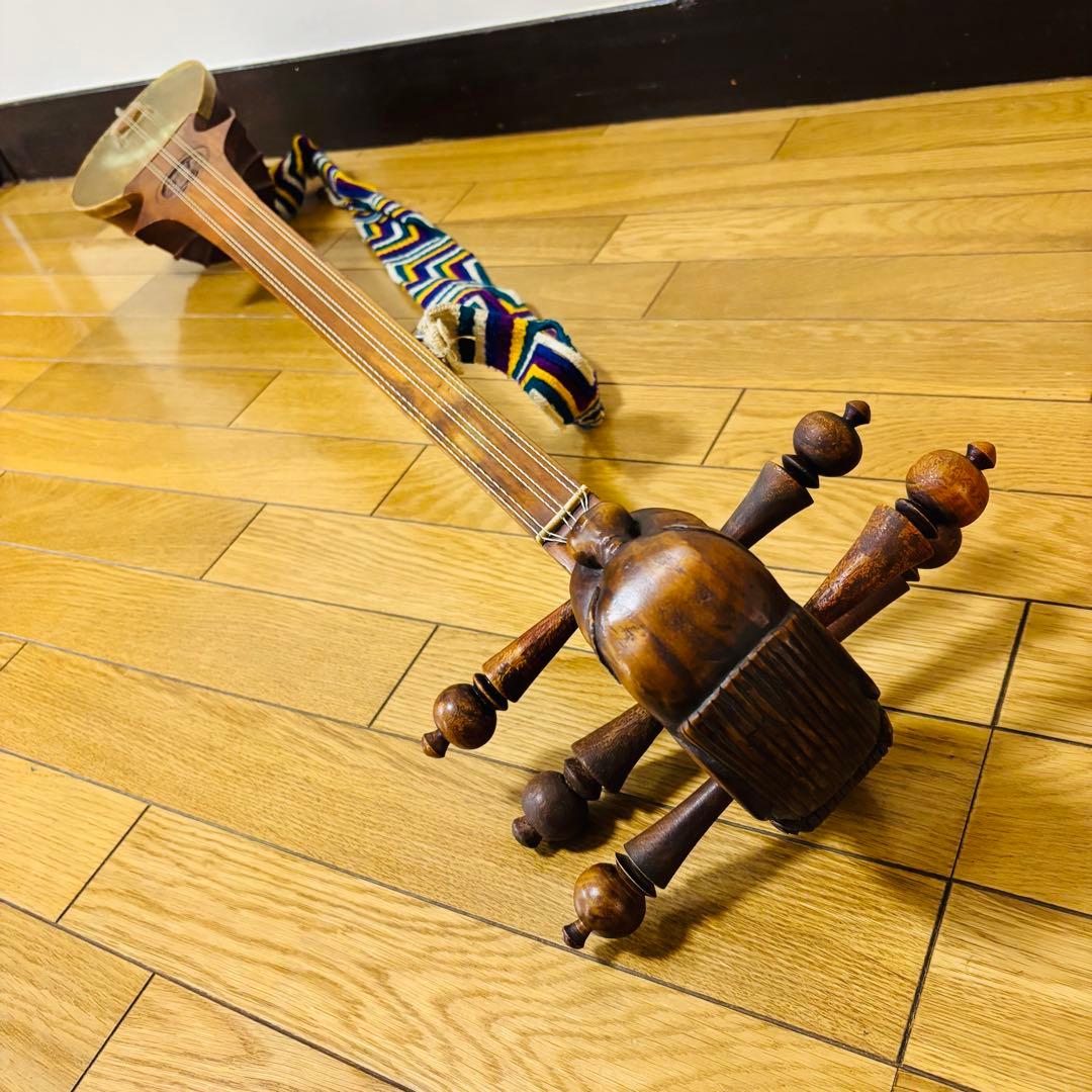 Damnyen ダムニェン 6弦 ブータン 撥弦楽器 チベット 送料込み - メルカリ