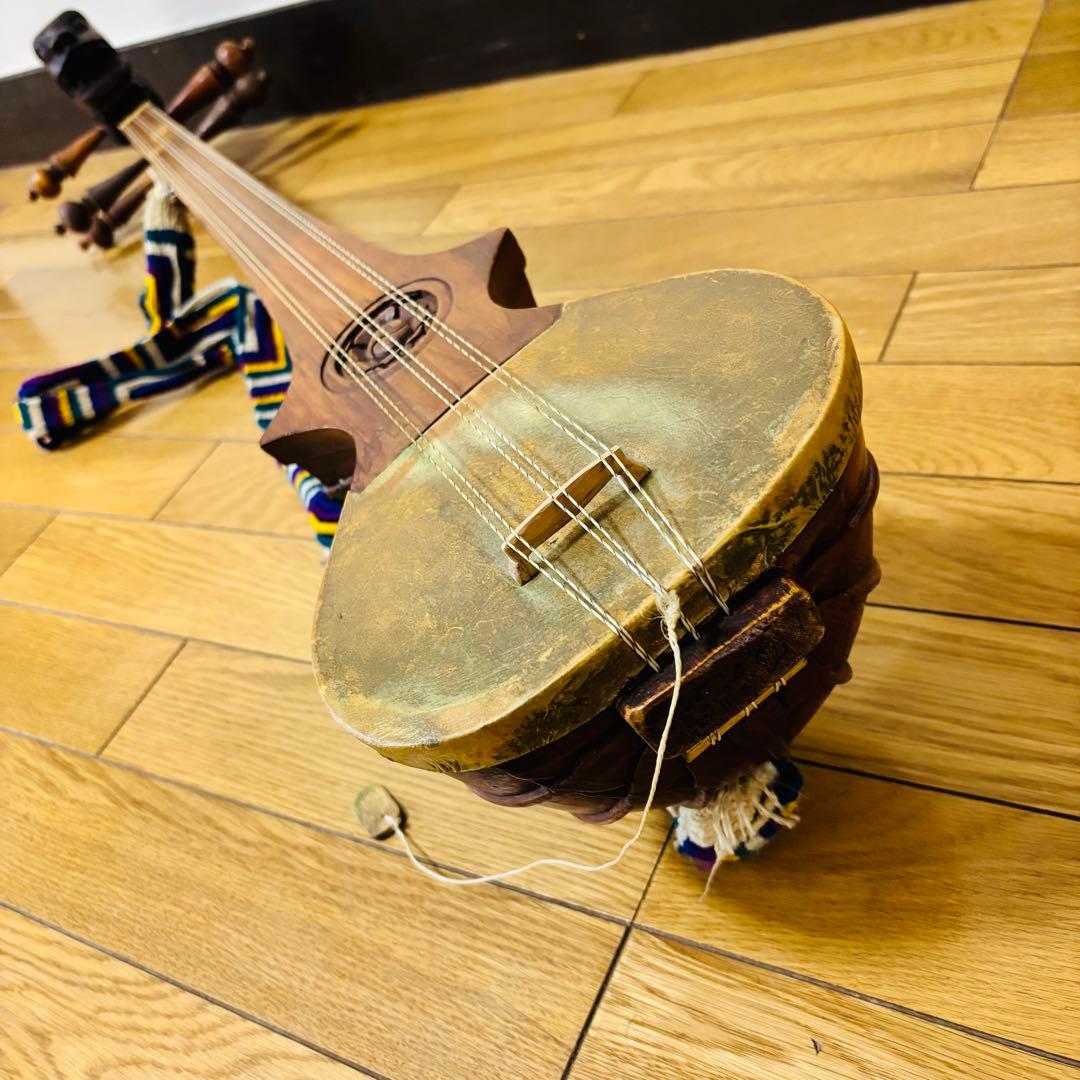 Damnyen ダムニェン 6弦 ブータン 撥弦楽器 チベット 送料込み - メルカリ