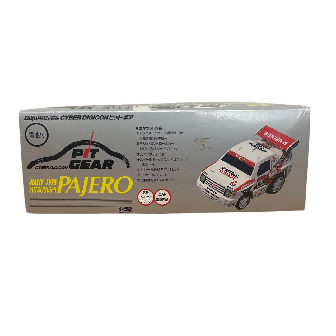 【美品】ヨネザワ ピットギア　ラジコンカー　三菱 パジェロ ラリーカー