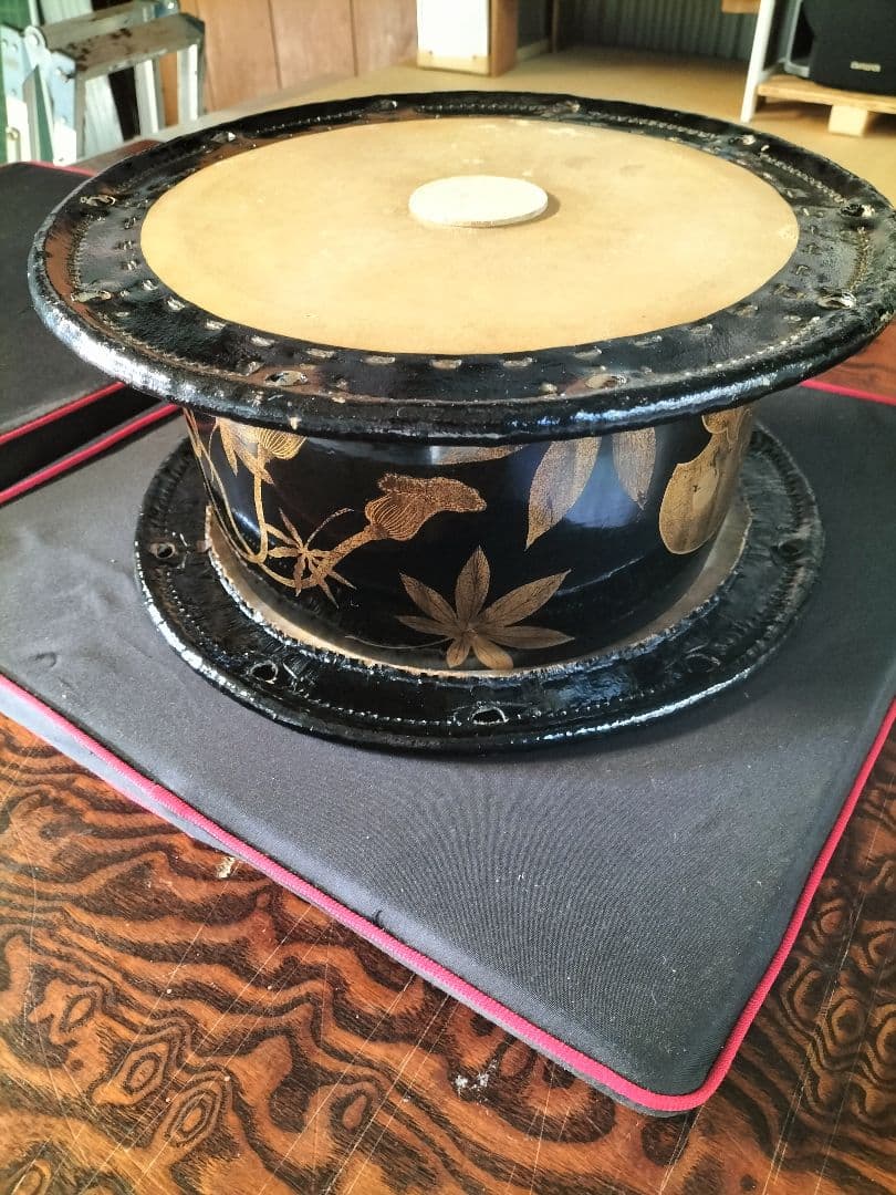 湯浅勇造商店　古物品　締太鼓　附締太鼓　和太鼓　中古品