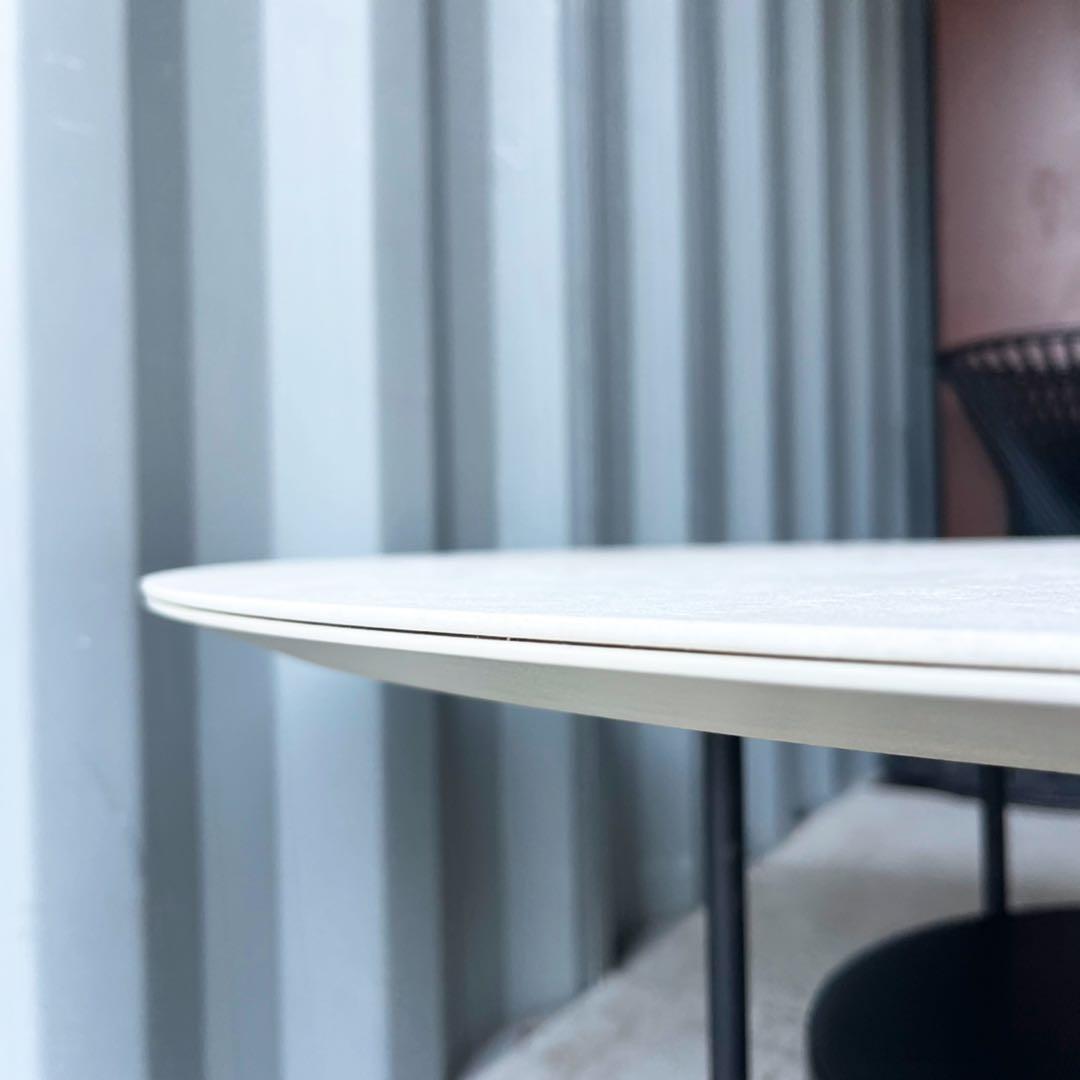 取付無料！ボーコンセプト Madrid 北欧モダン円形セラミックコーヒーテーブル