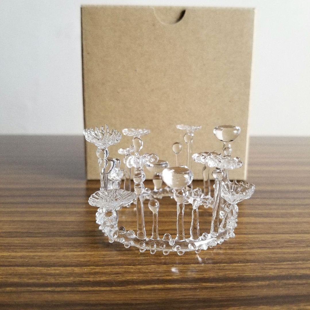 柳原麻衣 苔の輪 ガラス ko-ma 置物 オブジェ