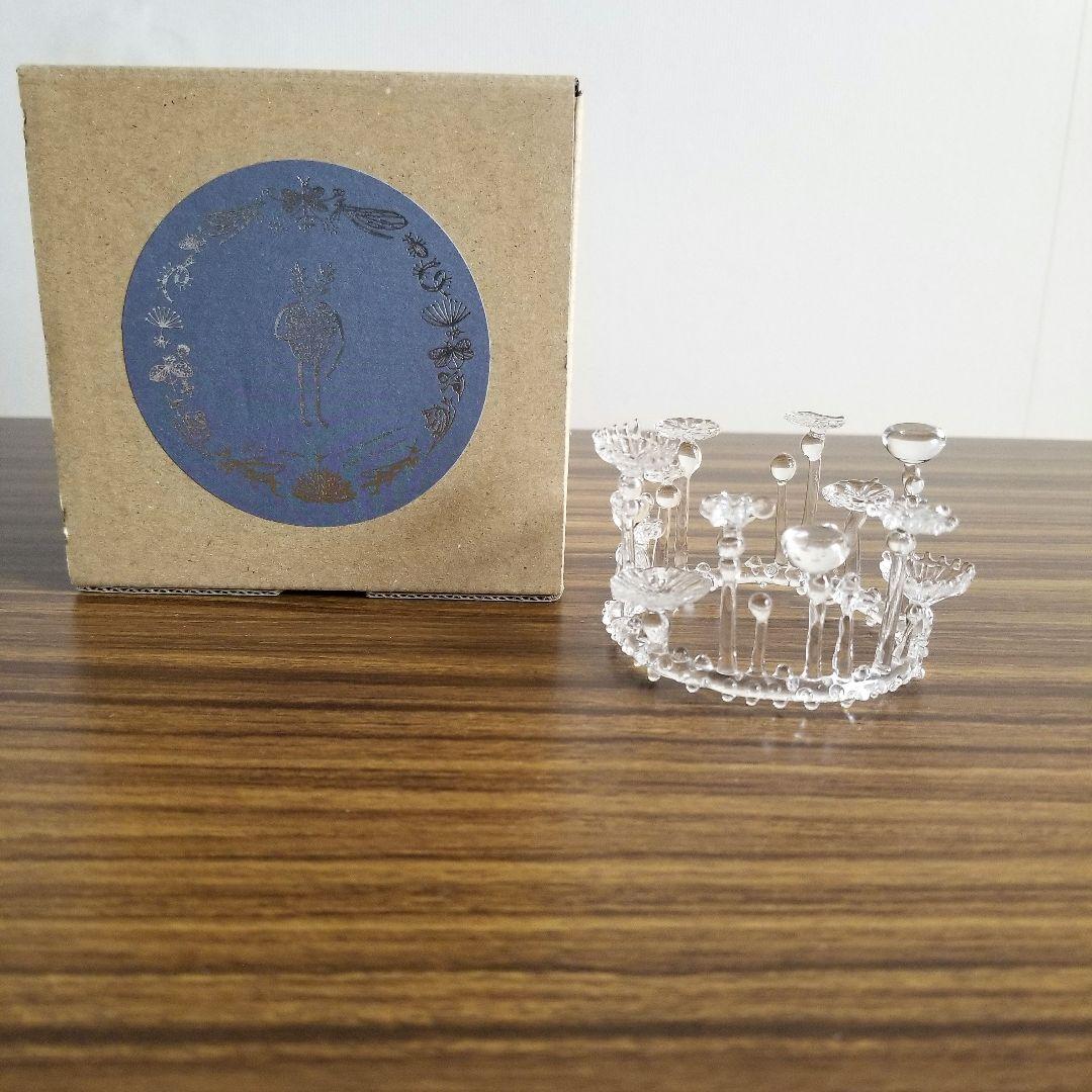 柳原麻衣 苔の輪 ガラス ko-ma 置物 オブジェ