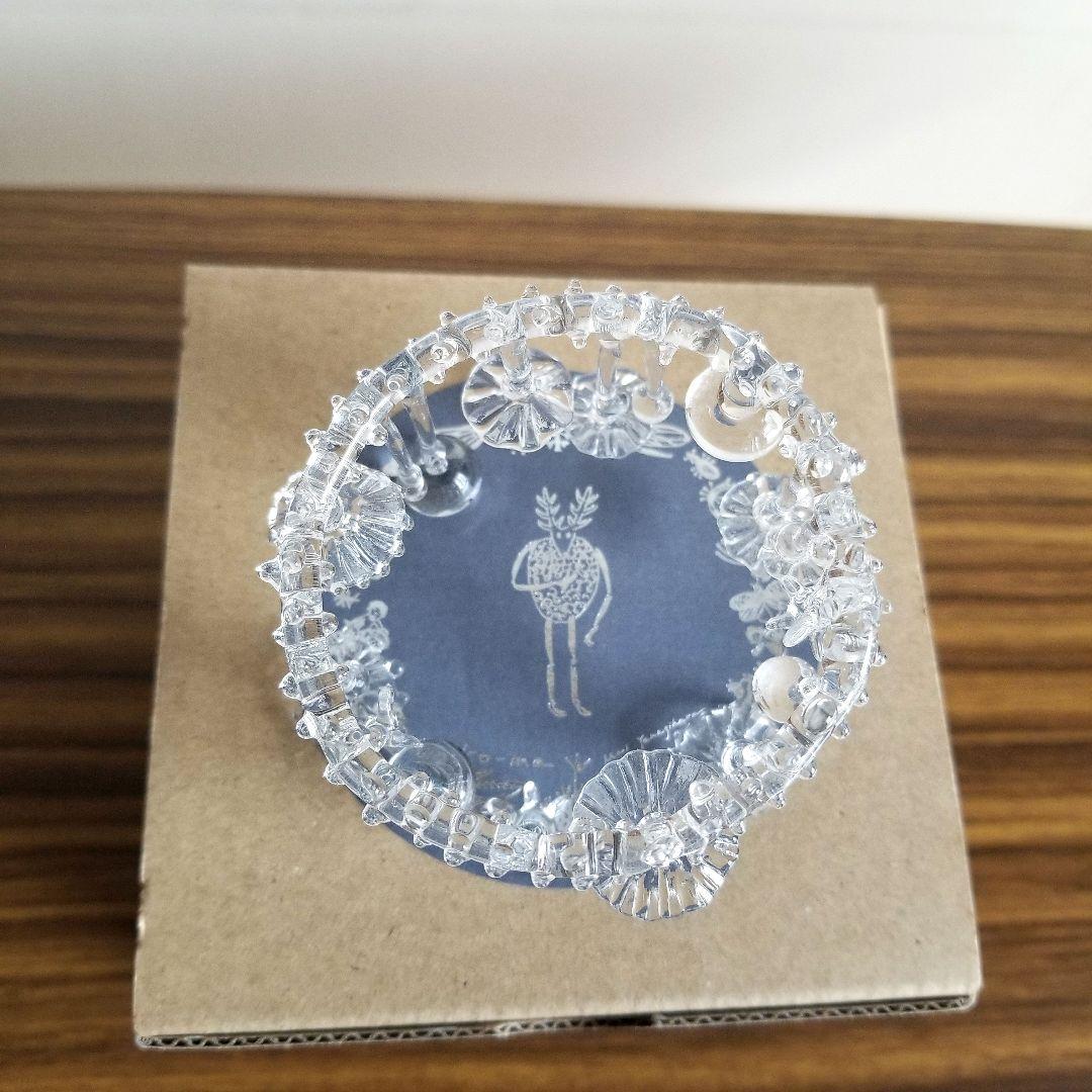 柳原麻衣 苔の輪 ガラス ko-ma 置物 オブジェ