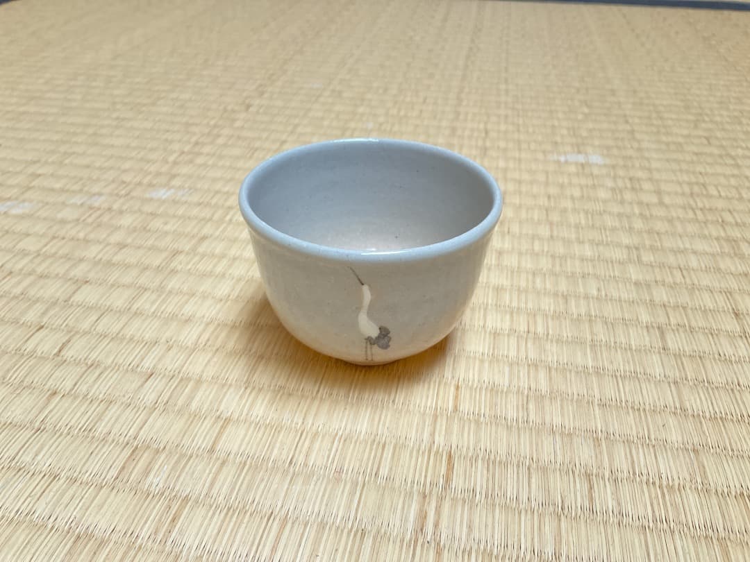 八木海峰　御本立鶴写汲出　五客　紙箱034