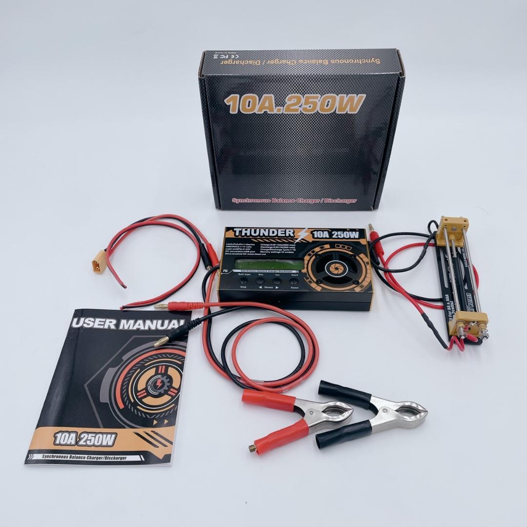 ミニ四駆】THUNDER 10A 250W サンダー モーター慣らし機 - メルカリ