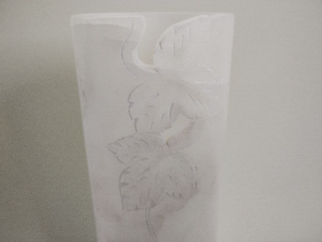 genuine alabaster 花瓶 アラバスター