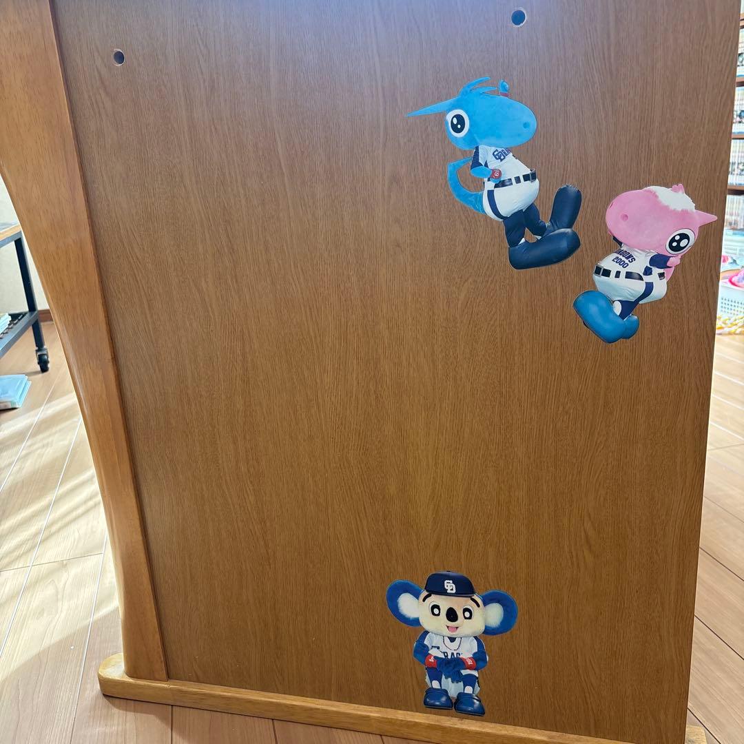 中日ドラゴンズ ドアラ 学習机 勉強机 デスク 木製 限定 レア 入学 球団承認