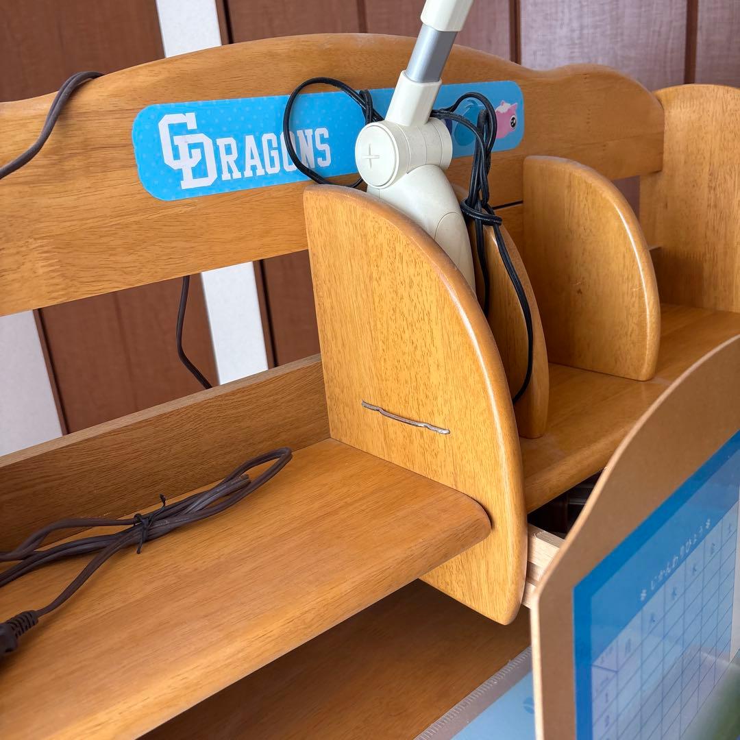 中日ドラゴンズ ドアラ 学習机 勉強机 デスク 木製 限定 レア 入学 球団承認