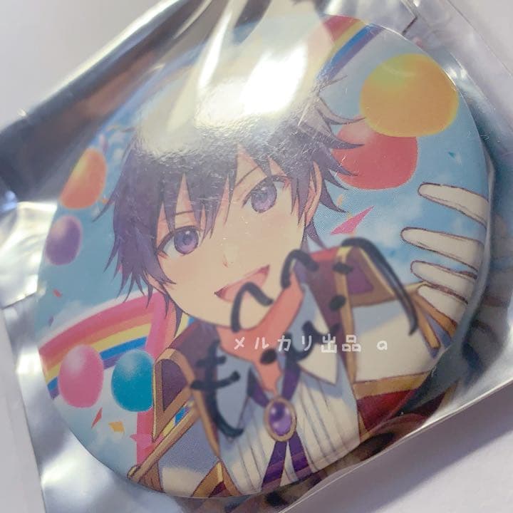 すとぷり ななもり サイン 缶バッジ - メルカリ