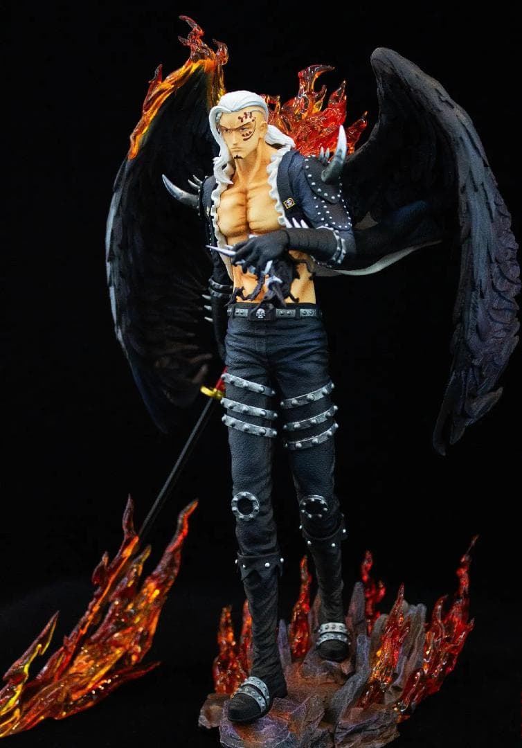 ワンピース 火災のキング アルベル フィギュア ガレージキット 塗装