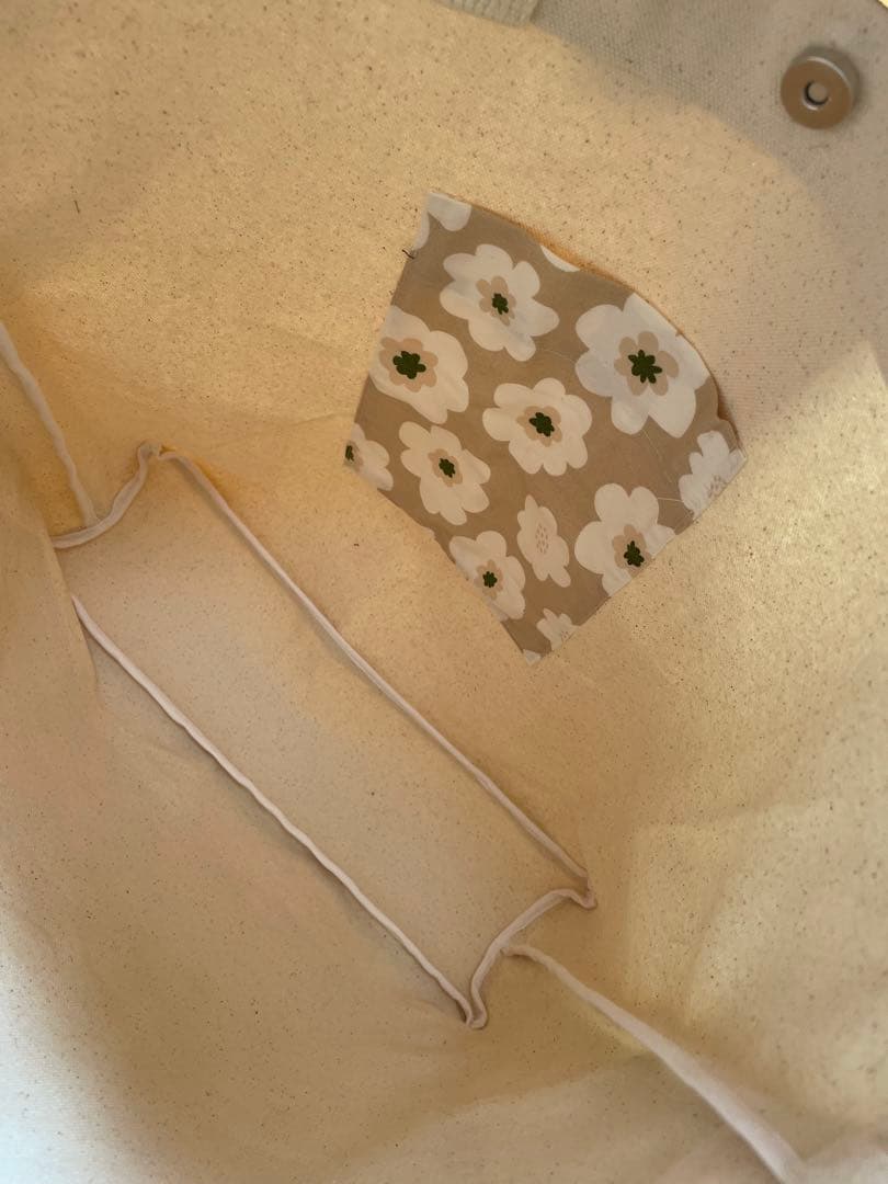 帆布生地ビックトートバッグ【babano工房】