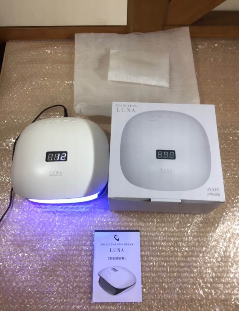 ○超美 SHAREYDVAシャレドワ/UV LED/ジェルネイルライト/LUNA