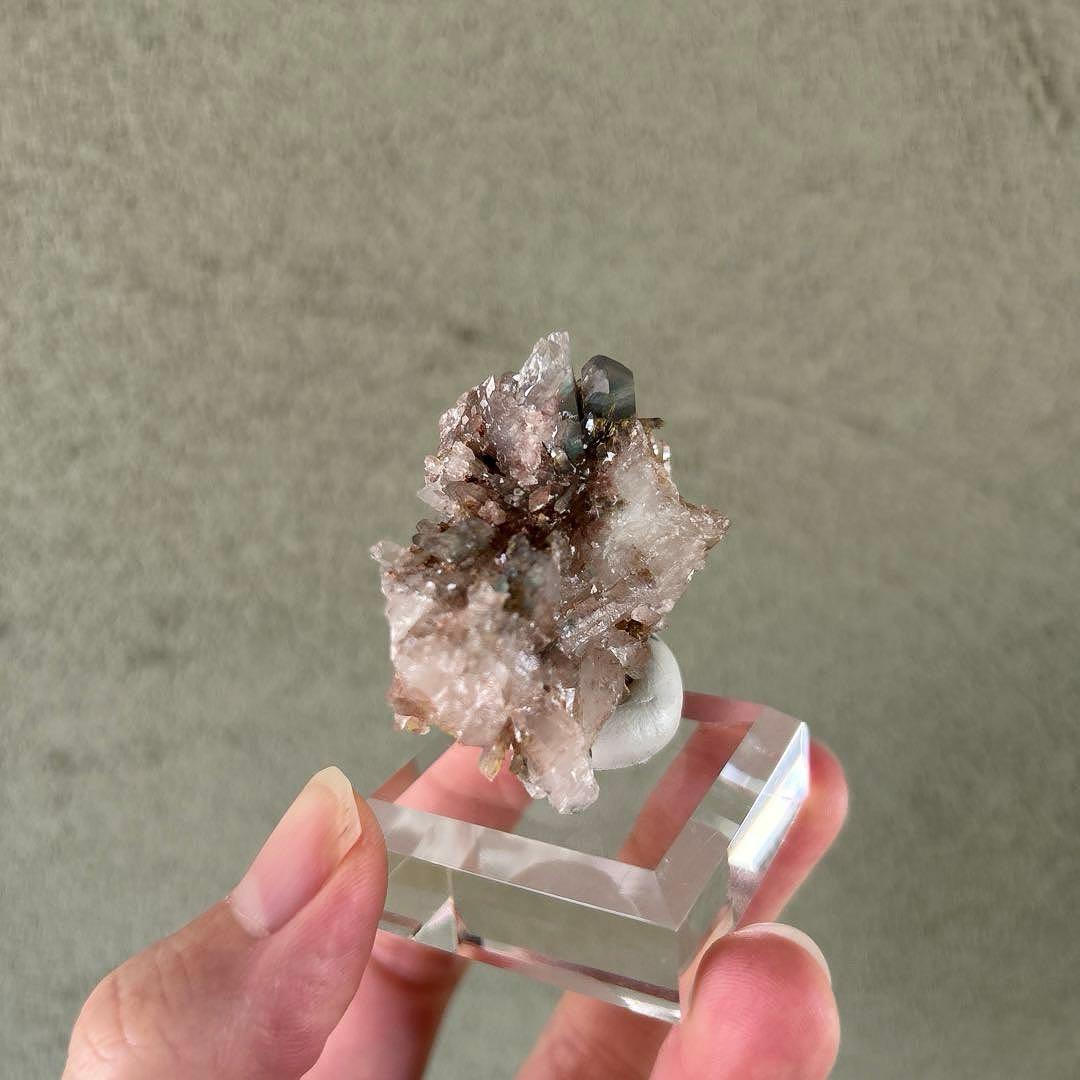 希少 Ajoite in Quartz アホイトインクォーツ