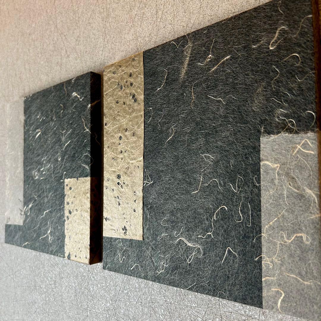 【Japanese Washi Art】高級和紙　和モダン　アートパネル