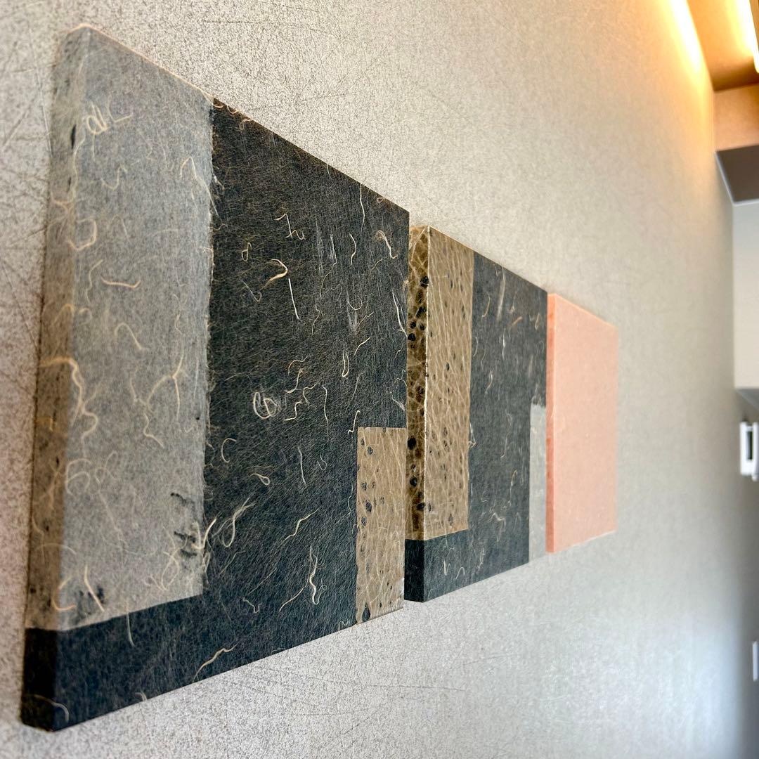 【Japanese Washi Art】高級和紙　和モダン　アートパネル