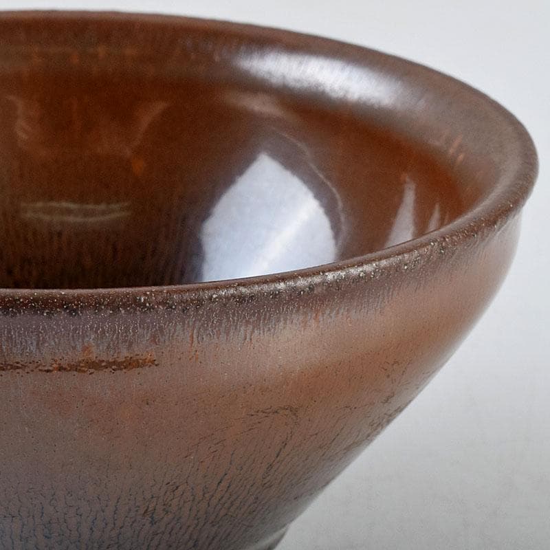 中国　南宋　建窯　禾目天目茶碗　供御銘　C　9265