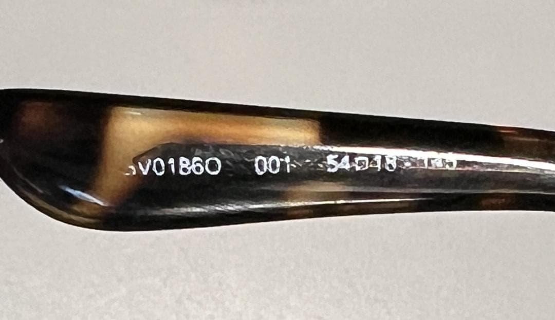 Bottega Veneta ブラックメタルメガネ