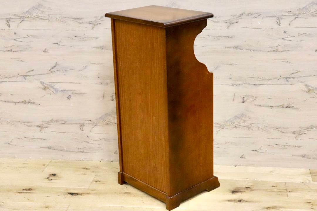 GMHS380A○karimoku / カリモク オールドカリモク 電話台 花