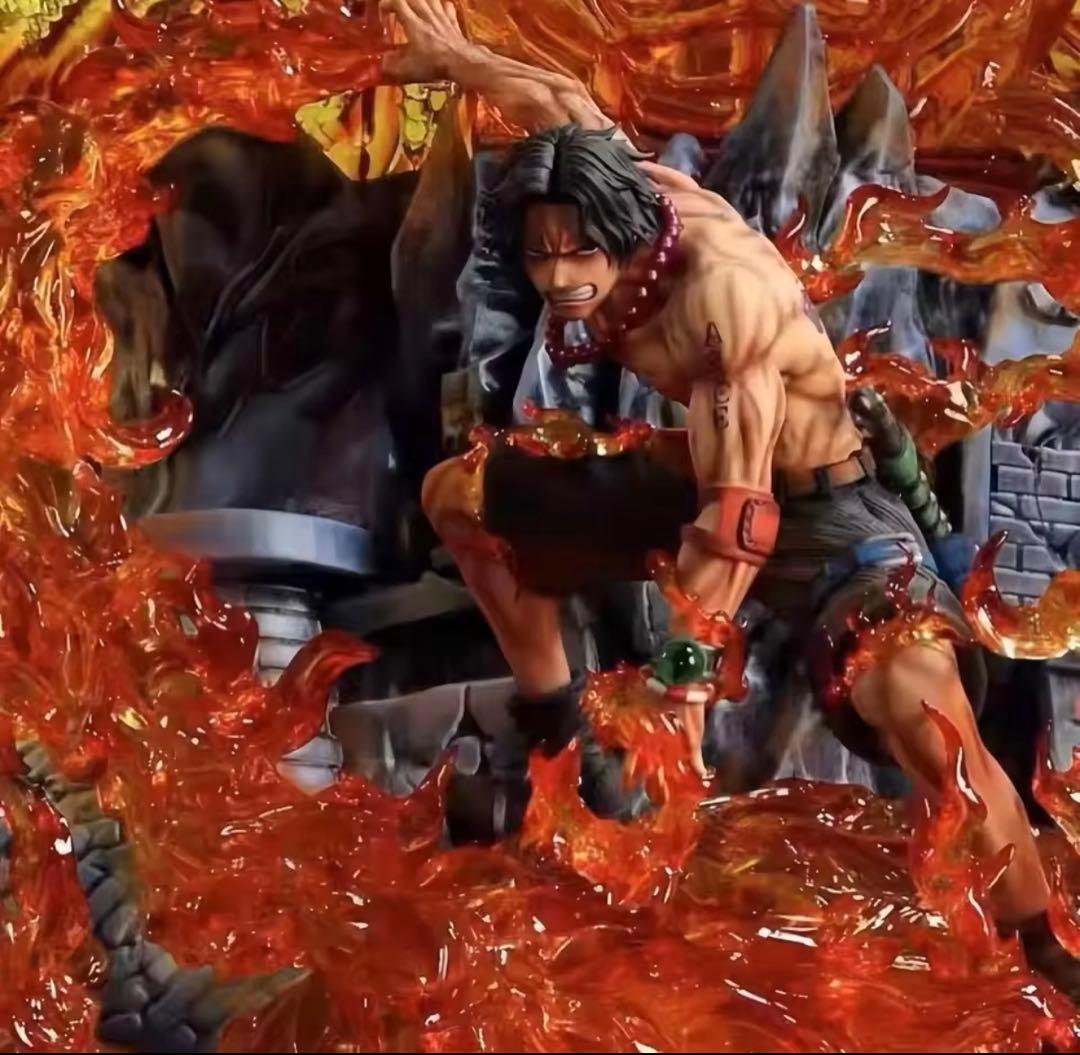 ワンピース フィギュア エース ガレージキット インペルダウン 23cm