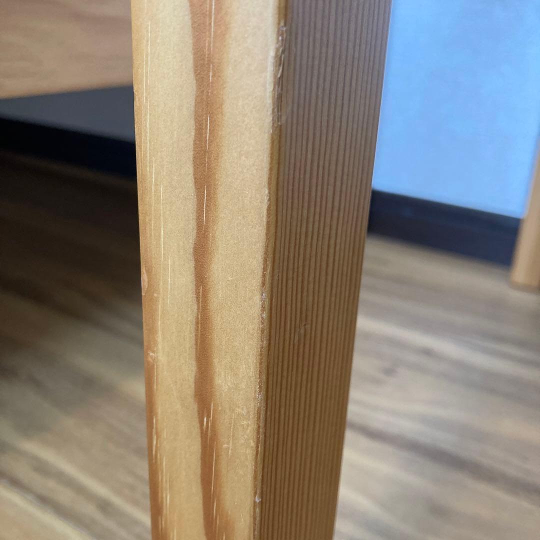 無印良品　パイン材デスク　机