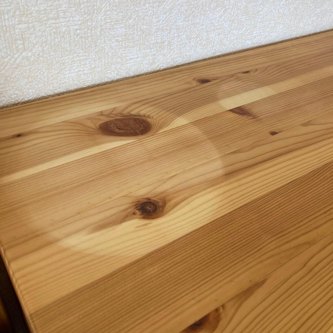 無印良品　パイン材デスク　机