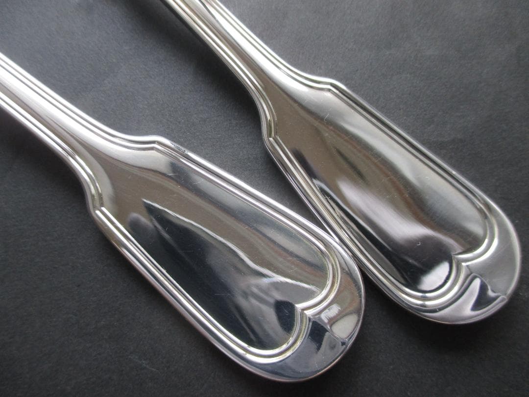 極美品☆仏蘭西高級銀器クリストフルシルバーサーバーフォーク