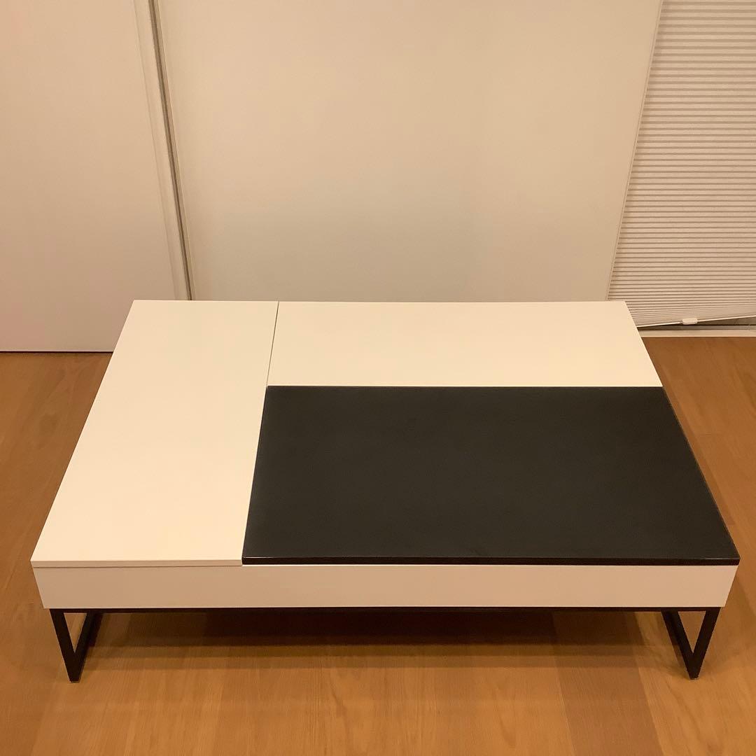 BoConcept Chiva ボーコンセプト ローテーブル 艶消し黒&白