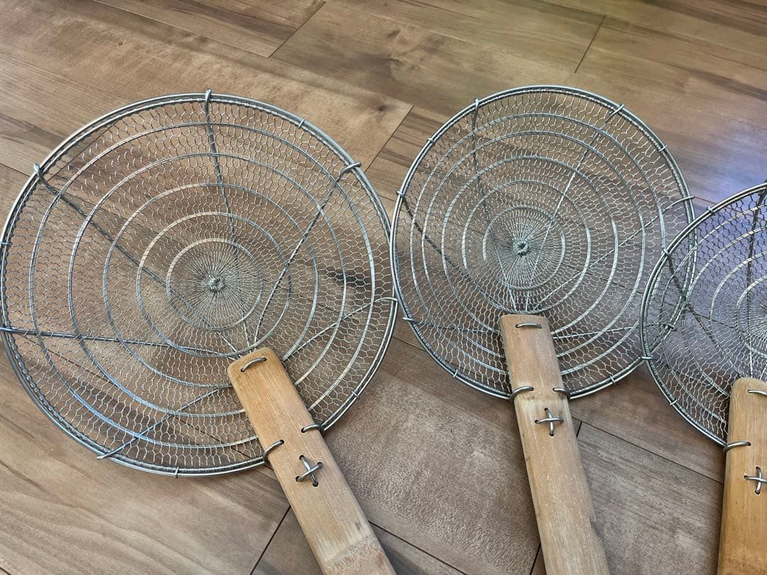 プロ仕様中華油こし、そば揚げ　3本セット