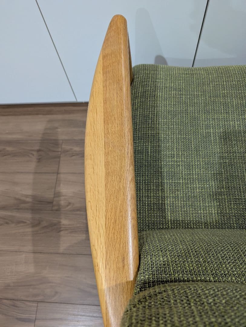 天然木オーク材 1Pソファ 天然木オーク材 北欧スタイル　オークライフ