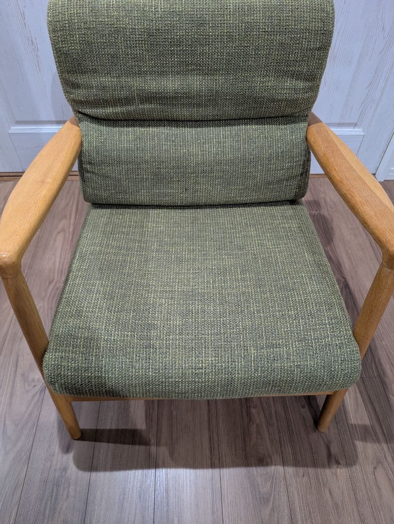 天然木オーク材 1Pソファ 天然木オーク材 北欧スタイル　オークライフ