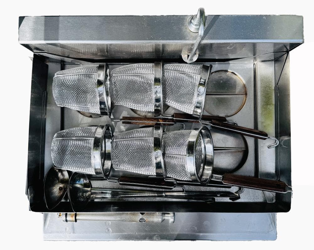 稼働品 3年落ち マルゼン 電気卓上ラーメン釜 MREK-065T 付属品多数