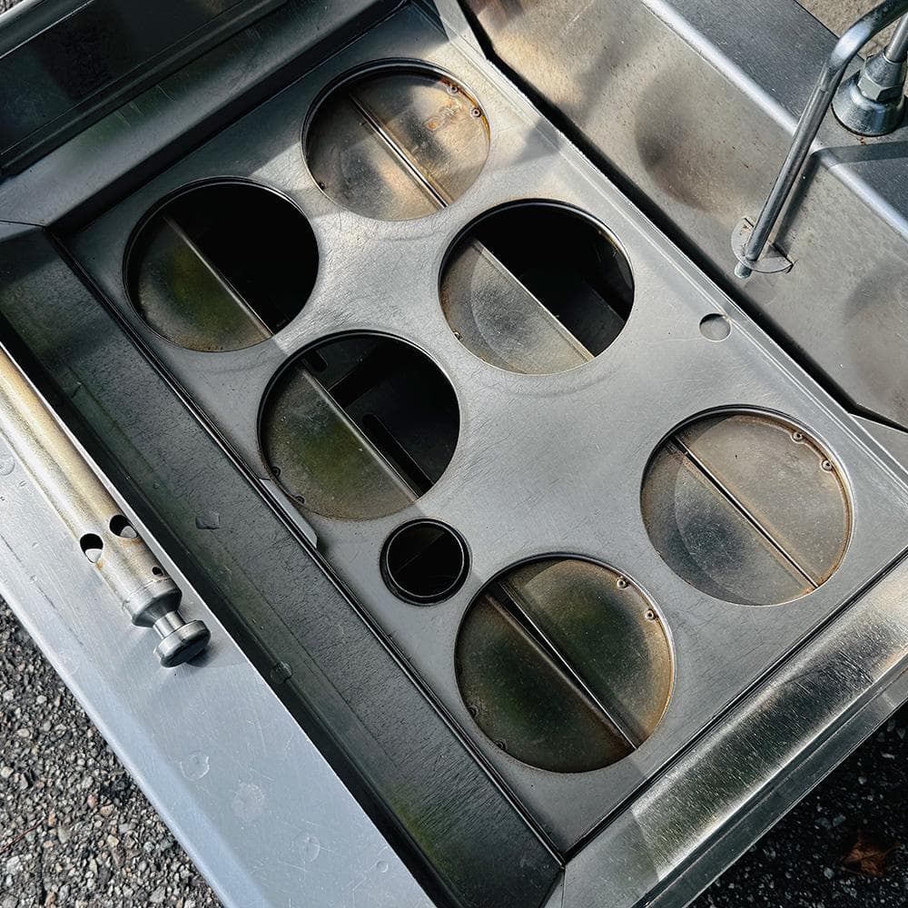 稼働品 3年落ち マルゼン 電気卓上ラーメン釜 MREK-065T 付属品多数